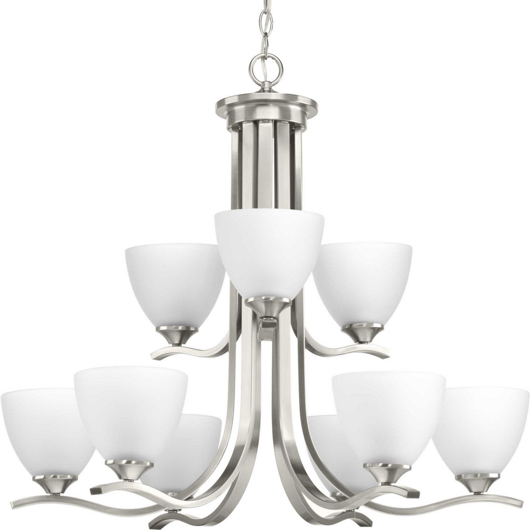 Progress Canada - P400064-009 - Nine Light Chandelier - Laird - Brushed Nickel