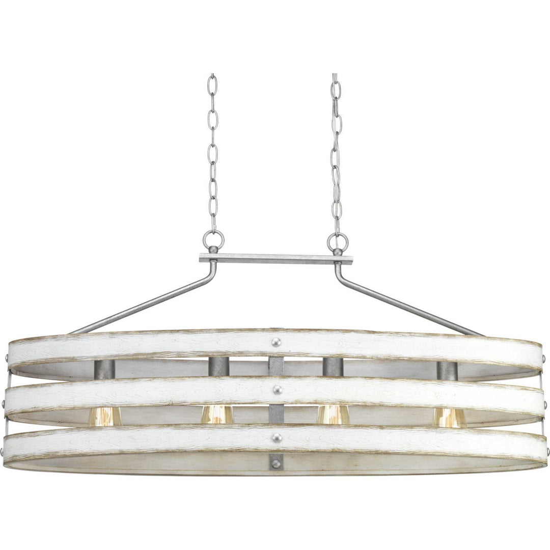 Progress Canada - P400097-141 - Four Light Island Pendant - Gulliver - Galvanized