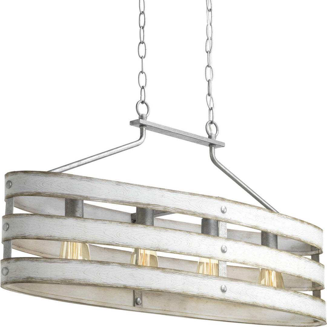Progress Canada - P400097-141 - Four Light Island Pendant - Gulliver - Galvanized