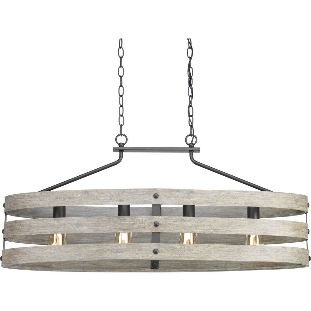 Progress Canada - P400097-143 - Four Light Island Pendant - Gulliver - Graphite