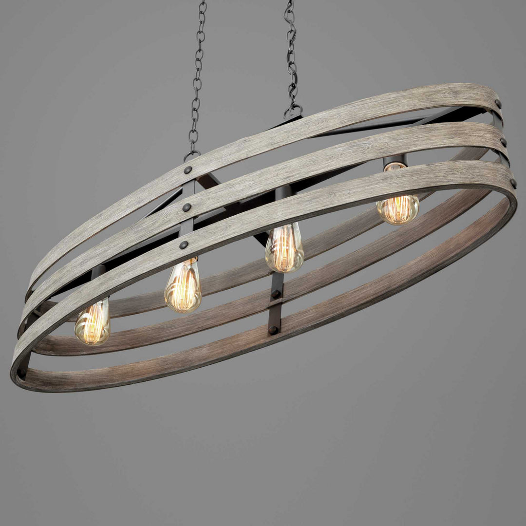 Progress Canada - P400097-143 - Four Light Island Pendant - Gulliver - Graphite