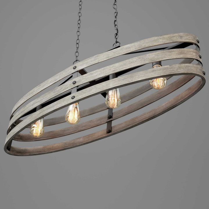 Progress Canada - P400097-143 - Four Light Island Pendant - Gulliver - Graphite