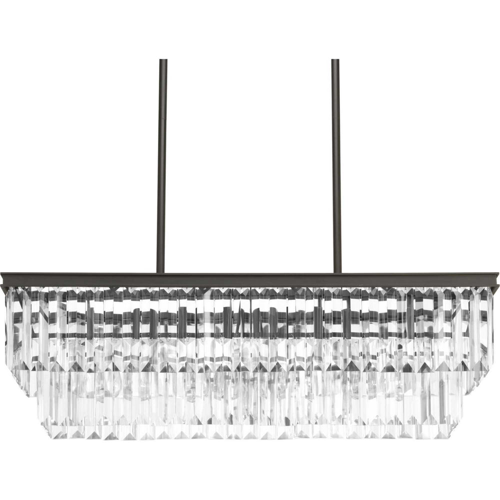 Progress Canada - P400101-020 - Four Light Island Pendant - Glimmer - Antique Bronze