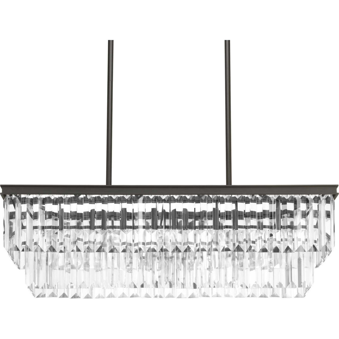 Progress Canada - P400101-020 - Four Light Island Pendant - Glimmer - Antique Bronze