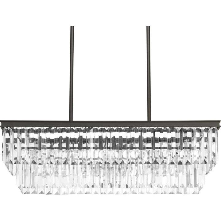 Progress Canada - P400101-020 - Four Light Island Pendant - Glimmer - Antique Bronze