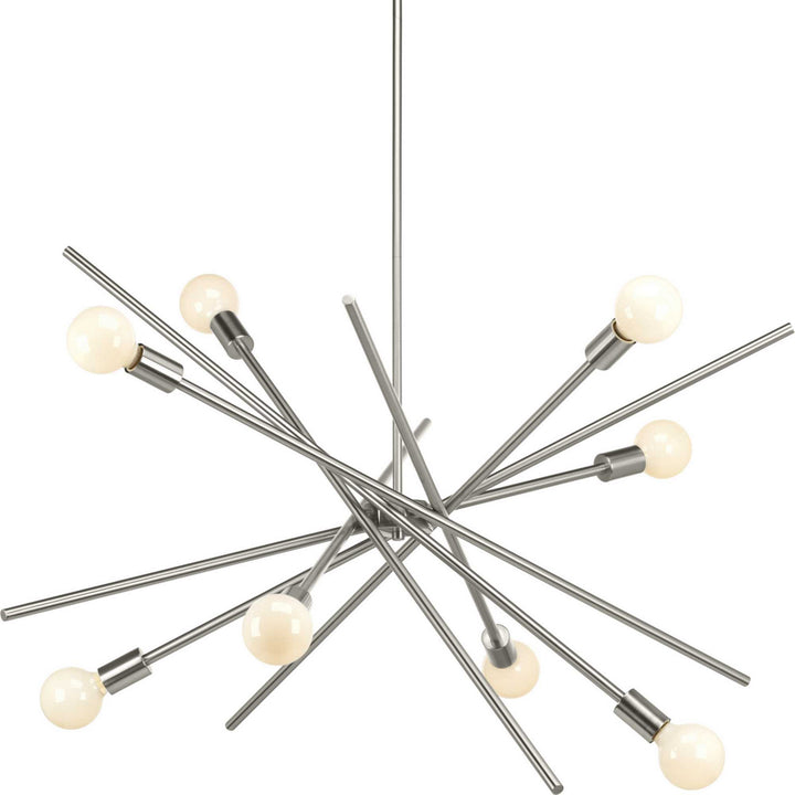 Progress Canada - P400109-009 - Eight Light Chandelier - Astra - Brushed Nickel