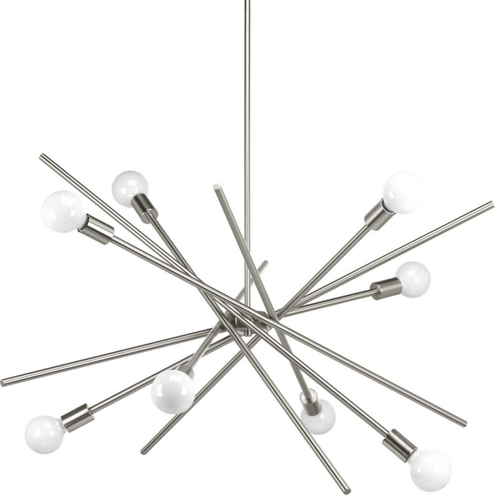 Progress Canada - P400109-009 - Eight Light Chandelier - Astra - Brushed Nickel