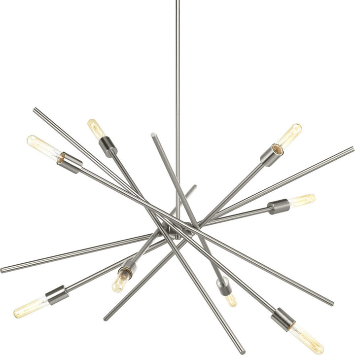 Progress Canada - P400109-009 - Eight Light Chandelier - Astra - Brushed Nickel