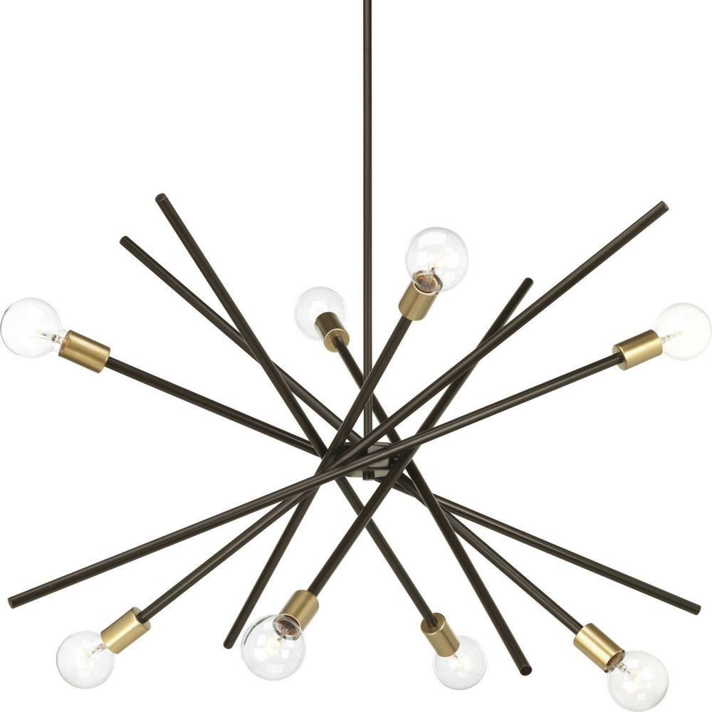 Progress Canada - P400109-020 - Eight Light Chandelier - Astra - Antique Bronze