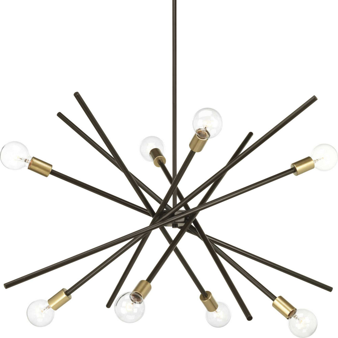 Progress Canada - P400109-020 - Eight Light Chandelier - Astra - Antique Bronze