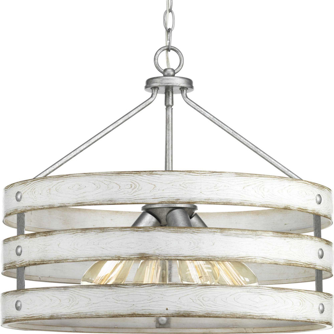 Gulliver Four Light Pendant in Galvanized - available from The Lighting Shoppe, trusted by Canadian homeowners