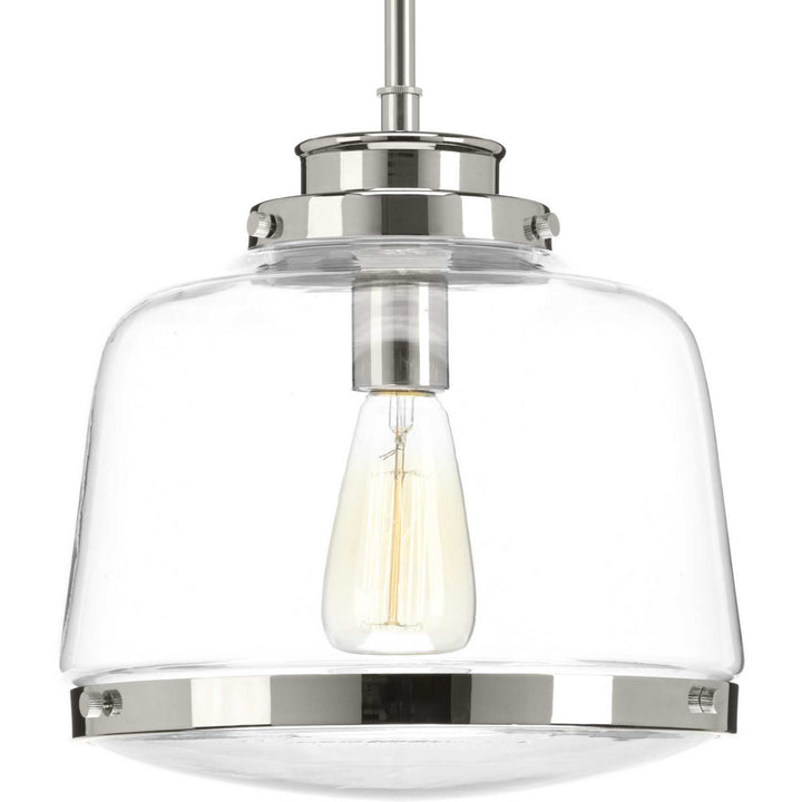 Progress Canada - P500061-104 - One Light Pendant - Judson - Polished Nickel