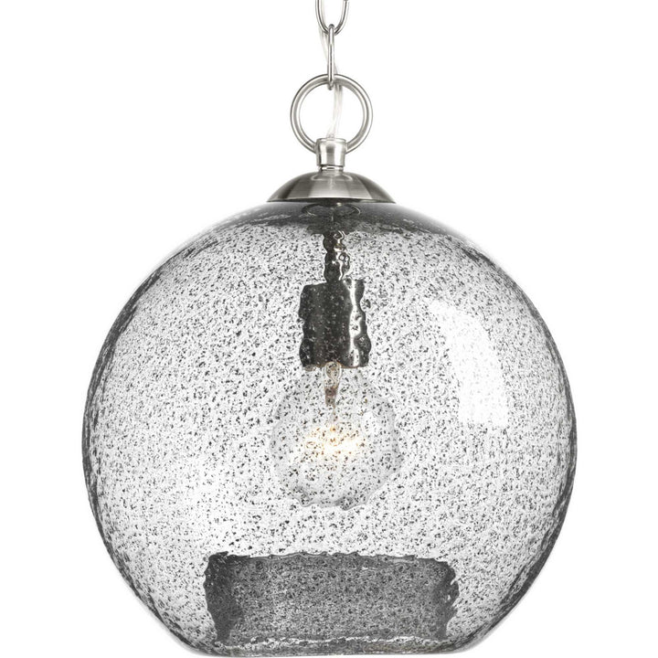 Malbec One Light Pendant in Brushed Nickel - available from The Lighting Shoppe, trusted by Canadian homeowners