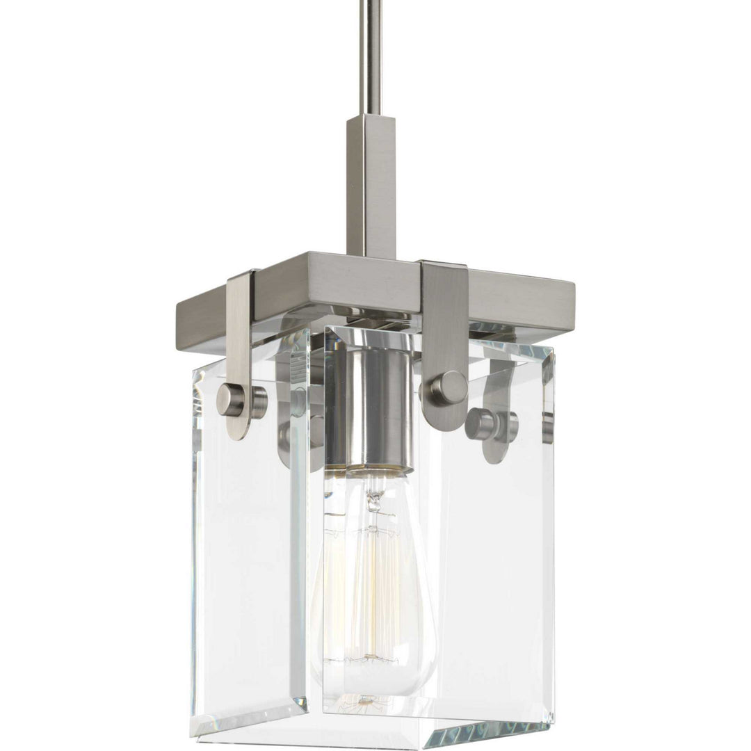 Glayse One Light Mini Pendant in Brushed Nickel - available from The Lighting Shoppe, trusted by Canadian homeowners