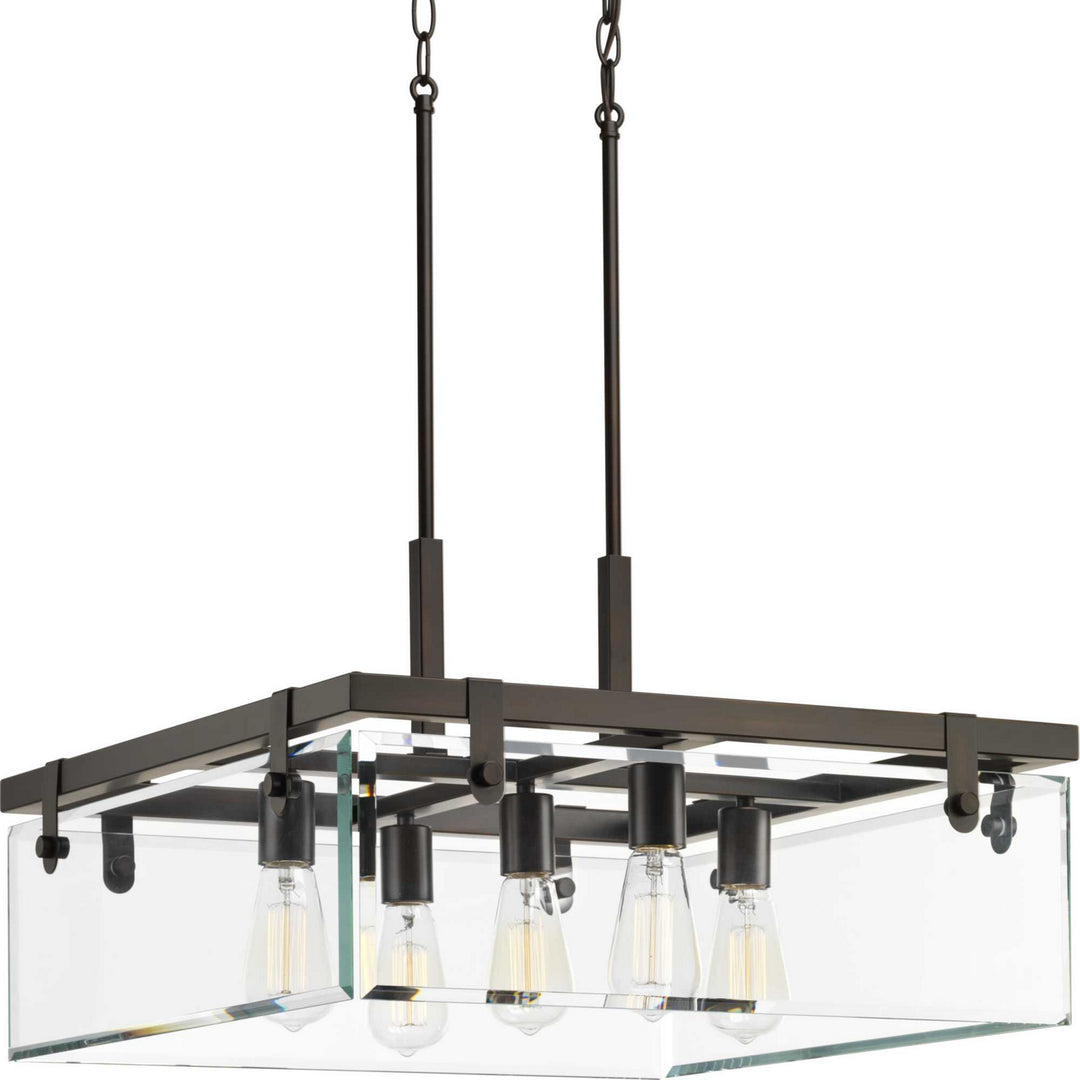 Glayse Five Light Pendant in Antique Bronze - available from The Lighting Shoppe, trusted by Canadian homeowners