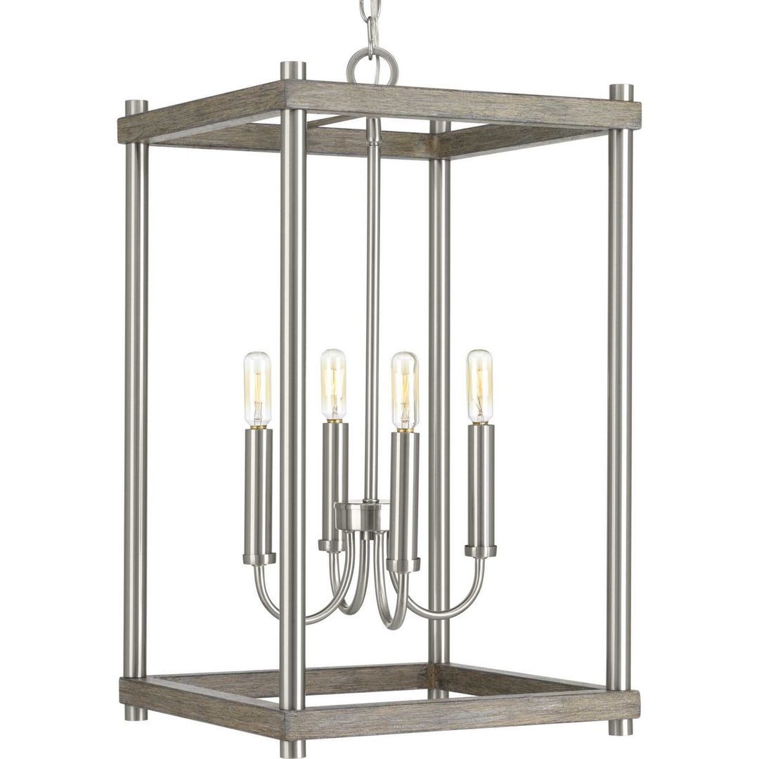 Progress Canada - P500088-009 - Four Light Pendant - Fontayne - Brushed Nickel