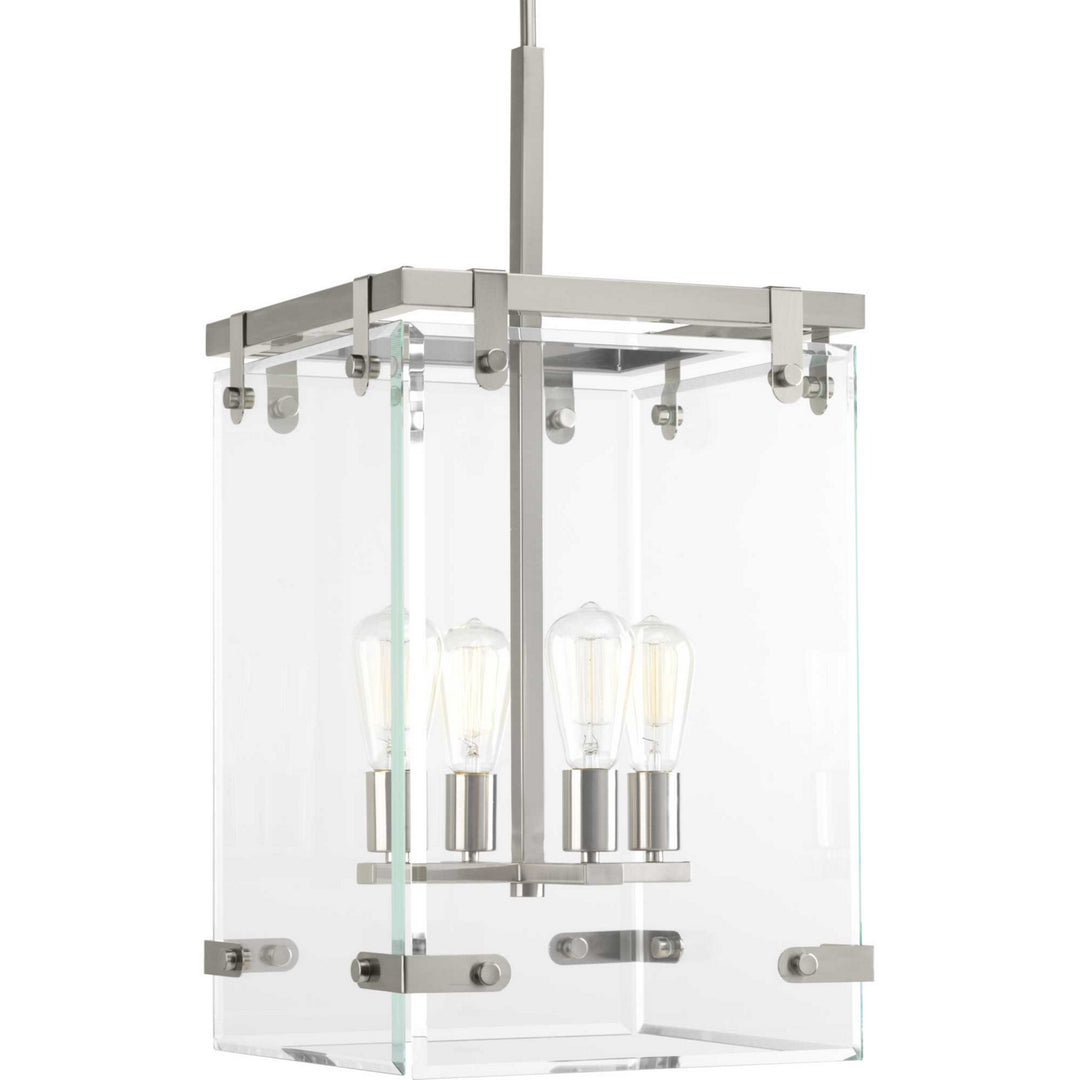 Glayse Four Light Pendant in Brushed Nickel - available from The Lighting Shoppe, trusted by Canadian homeowners