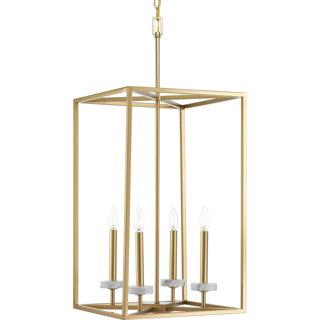 Progress Canada - P500105-078 - Four Light Pendant - Palacio - Vintage Gold