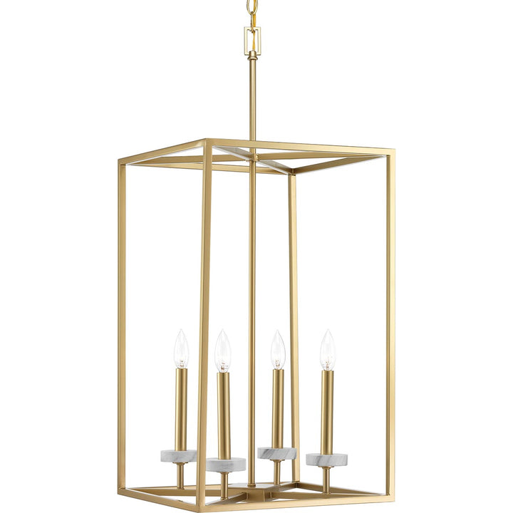 Progress Canada - P500105-078 - Four Light Pendant - Palacio - Vintage Gold