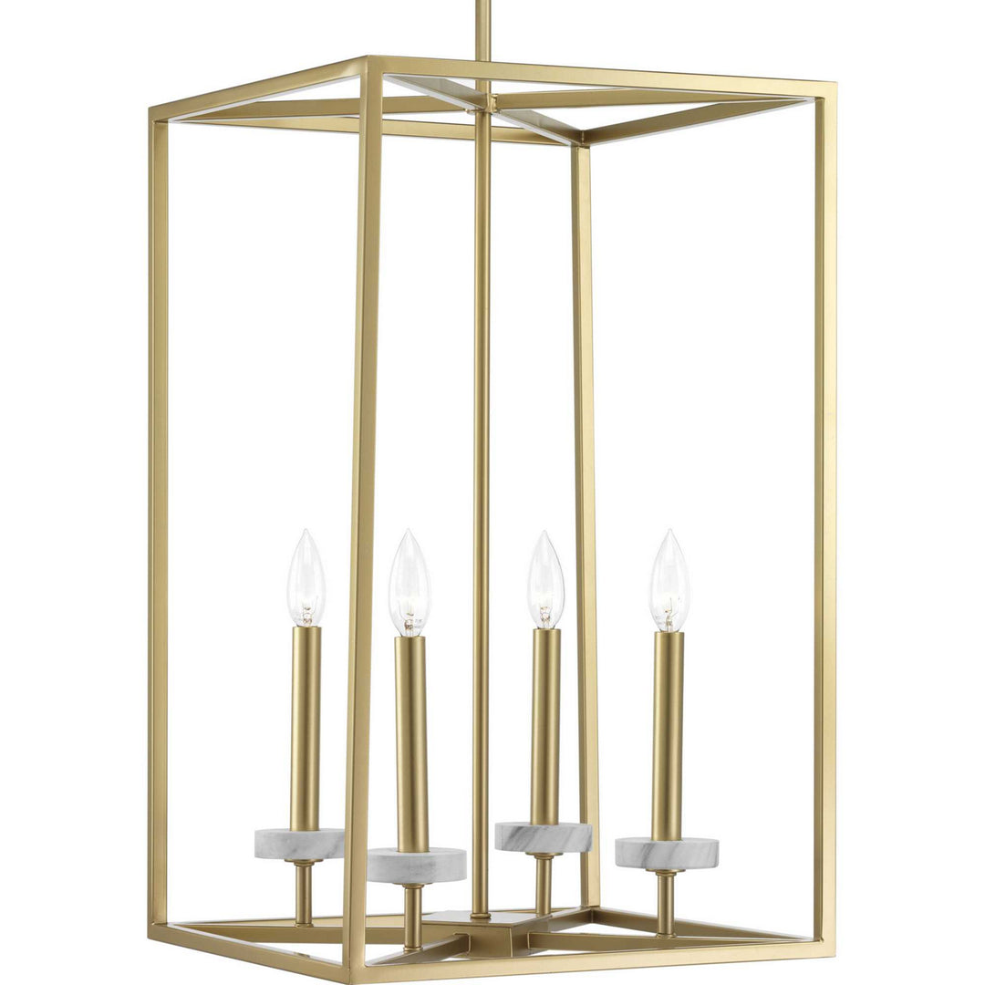 Progress Canada - P500105-078 - Four Light Pendant - Palacio - Vintage Gold