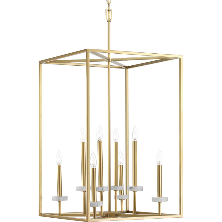 Progress Canada - P500106-078 - Eight Light Pendant - Palacio - Vintage Gold