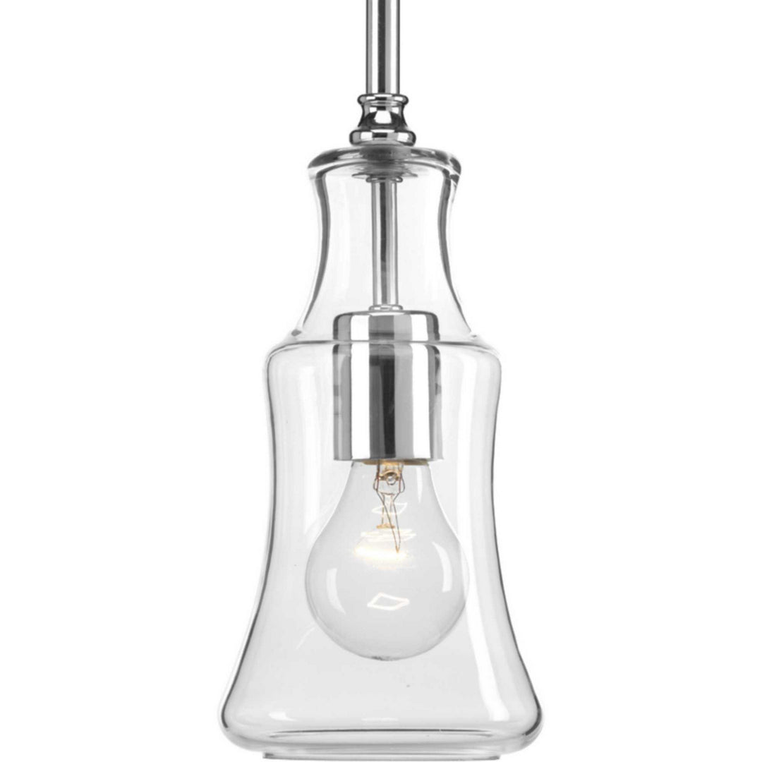 Litchfield One Light Mini Pendant in Polished Chrome - available from The Lighting Shoppe, trusted by Canadian homeowners