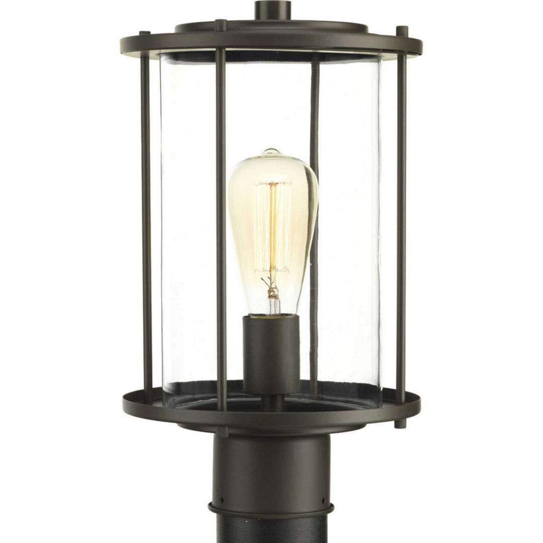 Gunther One Light Post Lantern in Antique Bronze - available from The Lighting Shoppe, trusted by Canadian homeowners