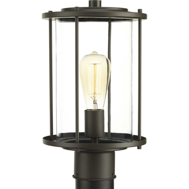 Gunther One Light Post Lantern in Antique Bronze - available from The Lighting Shoppe, trusted by Canadian homeowners