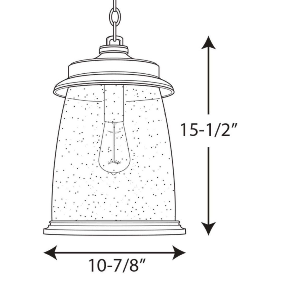 Progress Canada - P550030-020 - One Light Hanging Lantern - Conover - Antique Bronze