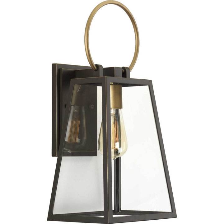 Barnett One Light Wall Lantern in Antique Bronze - available from The Lighting Shoppe, trusted by Canadian homeowners