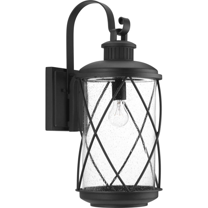 Hollingsworth One Light Wall Lantern in Black - available from The Lighting Shoppe, trusted by Canadian homeowners