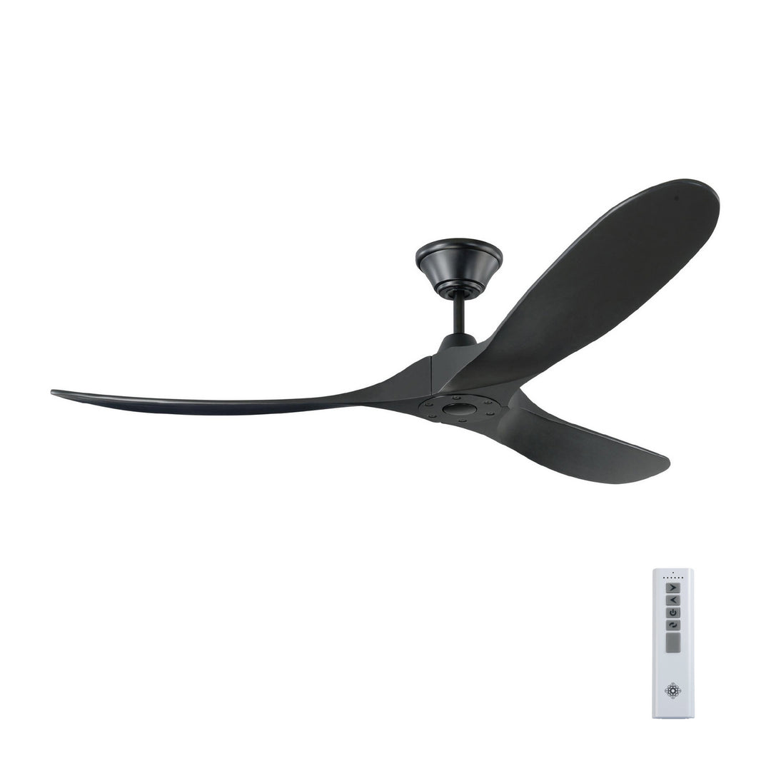 Visual Comfort Fan Canada - 3MAVR60BKBK - 60"Ceiling Fan - Maverick - Matte Black