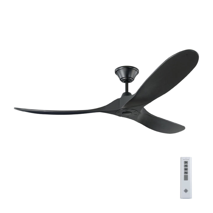 Visual Comfort Fan Canada - 3MAVR60BKBK - 60"Ceiling Fan - Maverick - Matte Black
