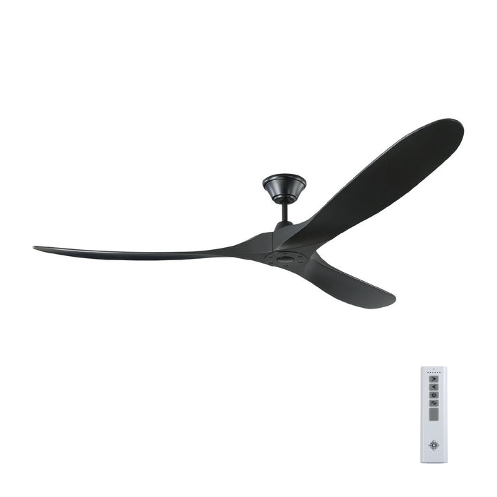 Visual Comfort Fan Canada - 3MAVR70BKBK - 70"Ceiling Fan - Maverick - Matte Black