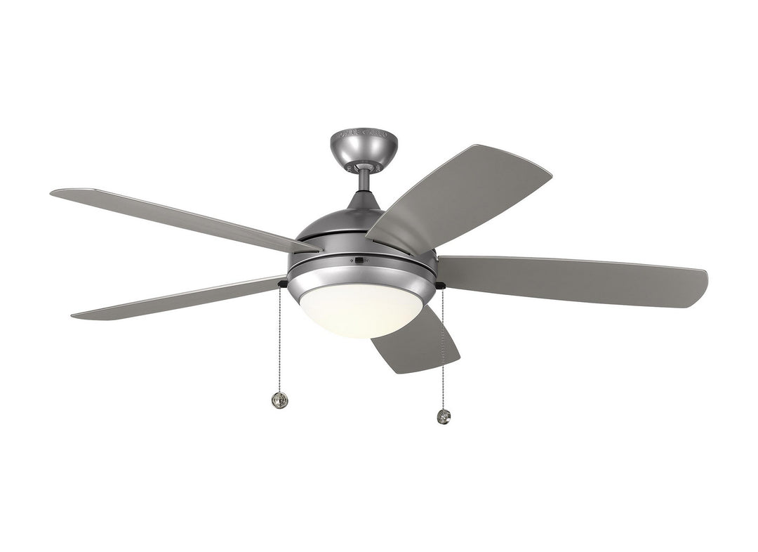 Discus 52" Ceiling Fan in Painted Brushed Steel - available from The Lighting Shoppe, trusted by Canadian homeowners