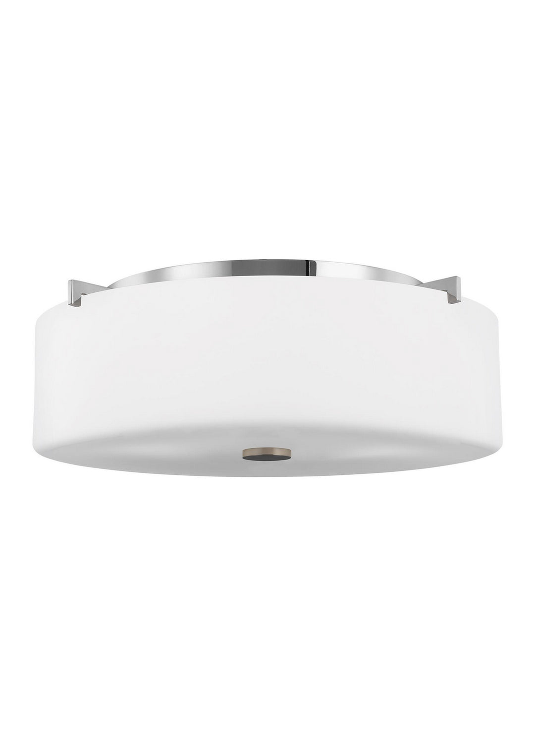 Generation Lighting Canada - FM312CH - Three Light Flush Mount - Sunset Drive - Chrome