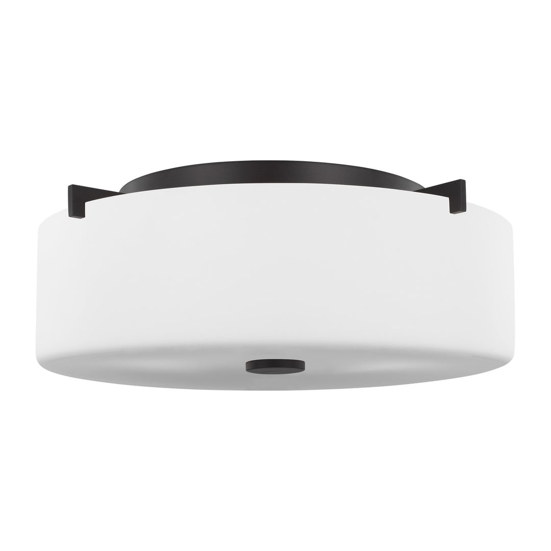 Generation Lighting Canada - FM313ORB - Two Light Flush Mount - Sunset Drive - Oil Rubbed Bronze