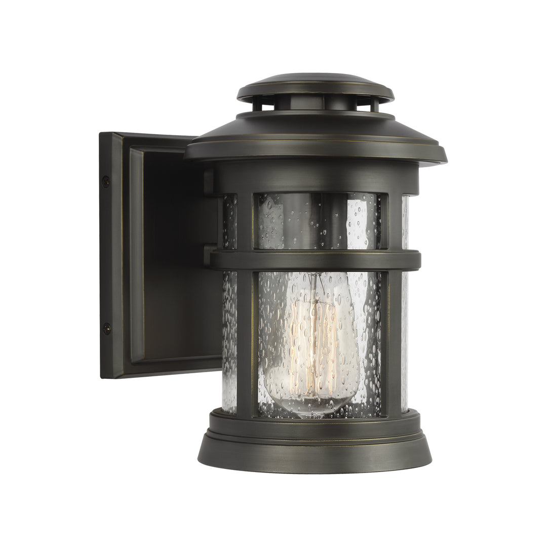 Newport One Light Outdoor Wall Lantern in Antique Bronze - available from The Lighting Shoppe, trusted by Canadian homeowners