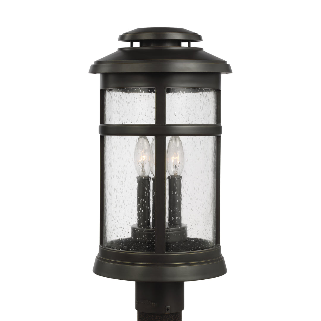 Visual Comfort Studio Canada - OL14307ANBZ - Three Light Outdoor Post Lantern - Newport - Antique Bronze