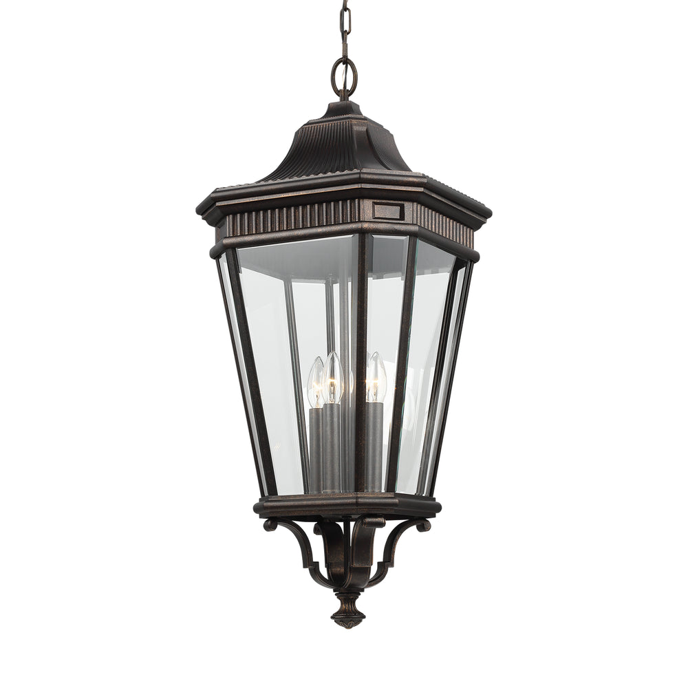 Generation Lighting Canada - OL5414GBZ - Four Light Hanging Lantern - Cotswold Lane - Grecian Bronze