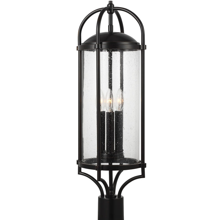 Dakota Three Light Post/Pier Lantern in Espresso - available from The Lighting Shoppe, trusted by Canadian homeowners