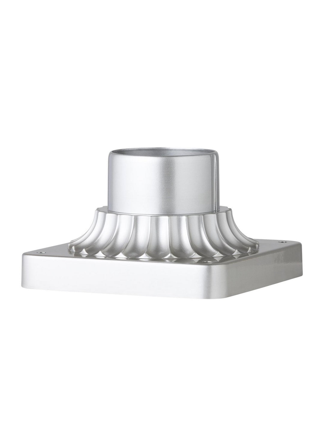 Generation Lighting Canada - PIERMOUNT-PBS - Pier Mount Base - Outdoor Pier Mounts - Painted Brushed Steel