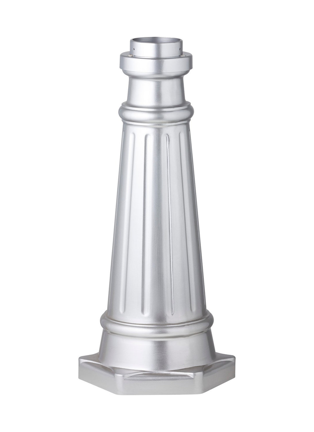 Generation Lighting Canada - POSTBASE-PBS - Post Mount Base - Outdoor Post Base - Painted Brushed Steel