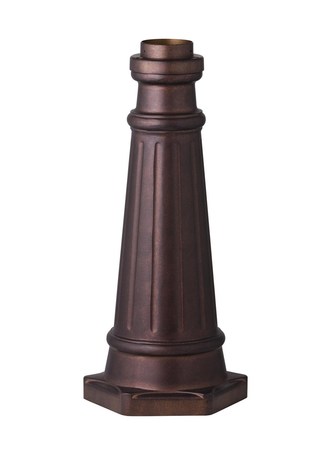 Generation Lighting Canada - POSTBASE-PTBZ - Post Mount Base - Outdoor Post Base - Patina Bronze