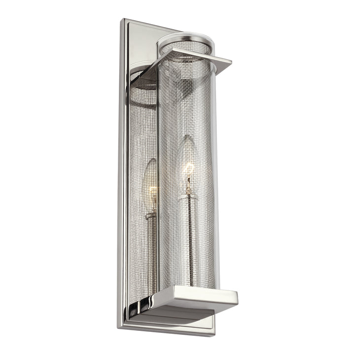 Silo One Light Wall Sconce in Polished Nickel - available from The Lighting Shoppe, trusted by Canadian homeowners
