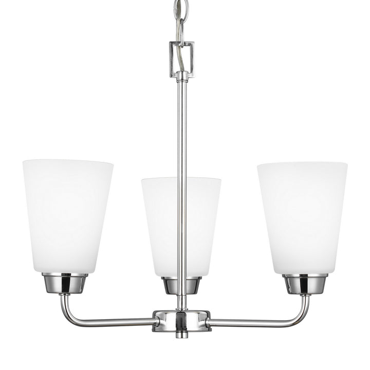 Generation Lighting Canada - 3115203-05 - Three Light Chandelier - Kerrville - Chrome