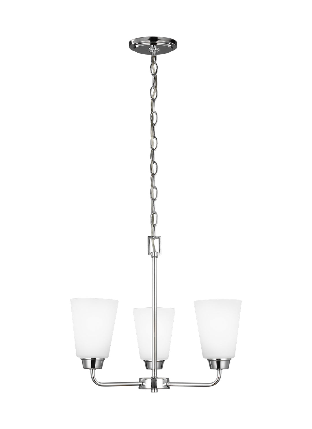 Generation Lighting Canada - 3115203-05 - Three Light Chandelier - Kerrville - Chrome