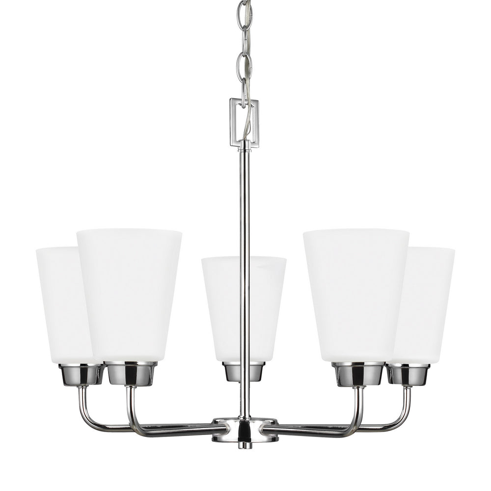 Generation Lighting Canada - 3115205-05 - Five Light Chandelier - Kerrville - Chrome