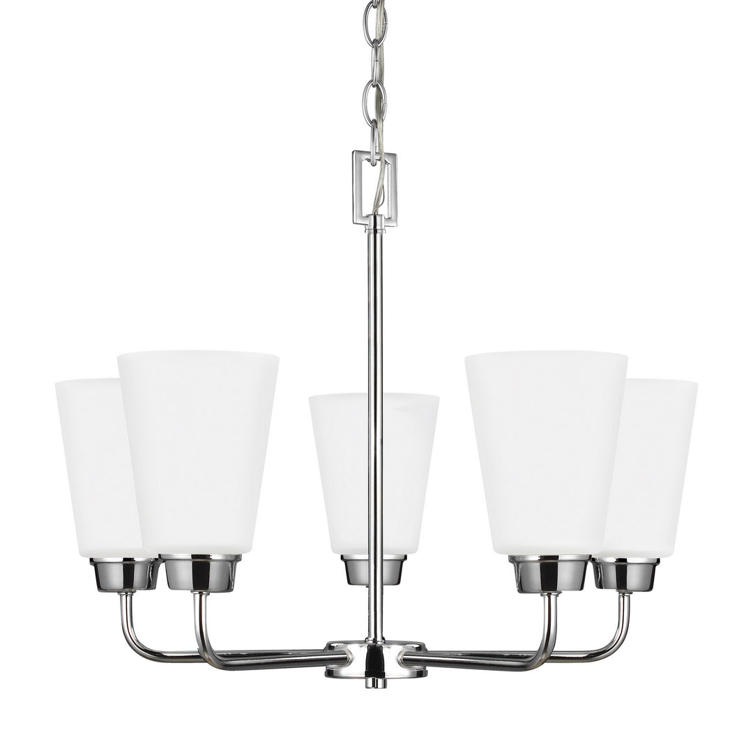 Generation Lighting Canada - 3115205-05 - Five Light Chandelier - Kerrville - Chrome