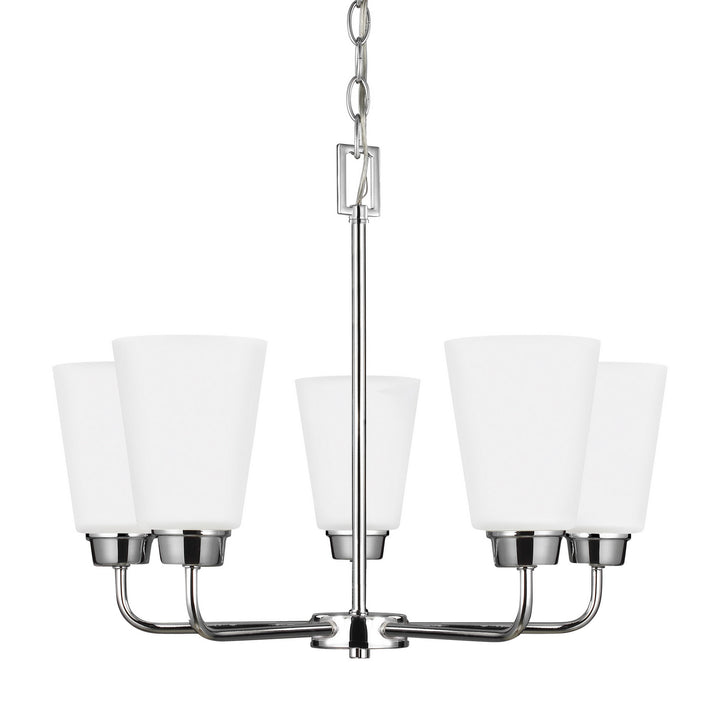 Generation Lighting Canada - 3115205-05 - Five Light Chandelier - Kerrville - Chrome